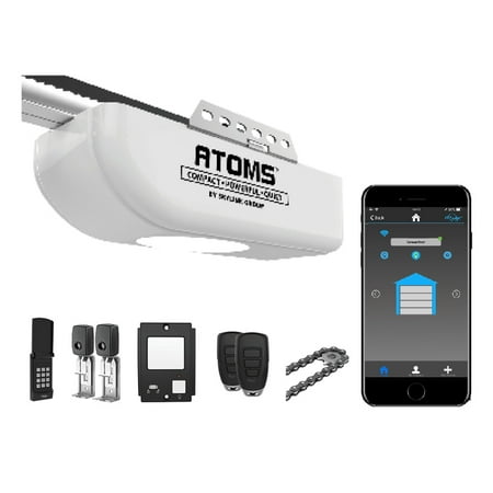 Skylink Atoms Atr-1722Ckw 3/4 Hp Garage Door Opener, Chain Drive with Wi-Fi Connectivity
