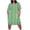 Green, variant on Vmvidoty Plus Size Summer Short Sleeve Midi Dresses for Women Casual Striped T Shirt Dresses Loose Beach Sundress with Pockets Pink 3XL
