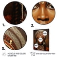 thumbnail image 3 of Designart "Beauty from Samburu in World Cultures III" African American Floater Framed Canvas Print, 3 of 7