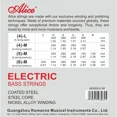 thumbnail image 3 of Alice Electric Bass String 4 Strings Set A606(4)M, Nickel Alloy Winding 045-105 Medium Gauge, 3 of 6