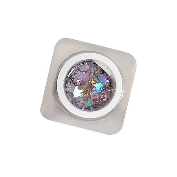Pegamento para esmalte de uñas, Verano, Copos brillantes Lentejuelas decorativas Decoración de manicura Pegamento de gel de uñas popular para suminist Estilo B Sunnimix Pegamento para esmalte de uñas