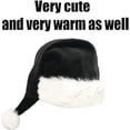thumbnail image 2 of Chapeau de Père Noël pour Adultes de Luxe Coloré Noël, 2 of 5