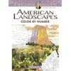 Adult Coloring Books: USA: Creative Haven American Landscapes Color by Number Coloring Book (Edition 1) (Paperback)
