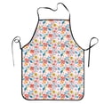 thumbnail image 5 of Uemuo Floral Ditsy Printed Bib Apron, Adjustable , Water and Oil Resistant, Cooking Kitchen Chef Apron for Women Men, 5 of 5