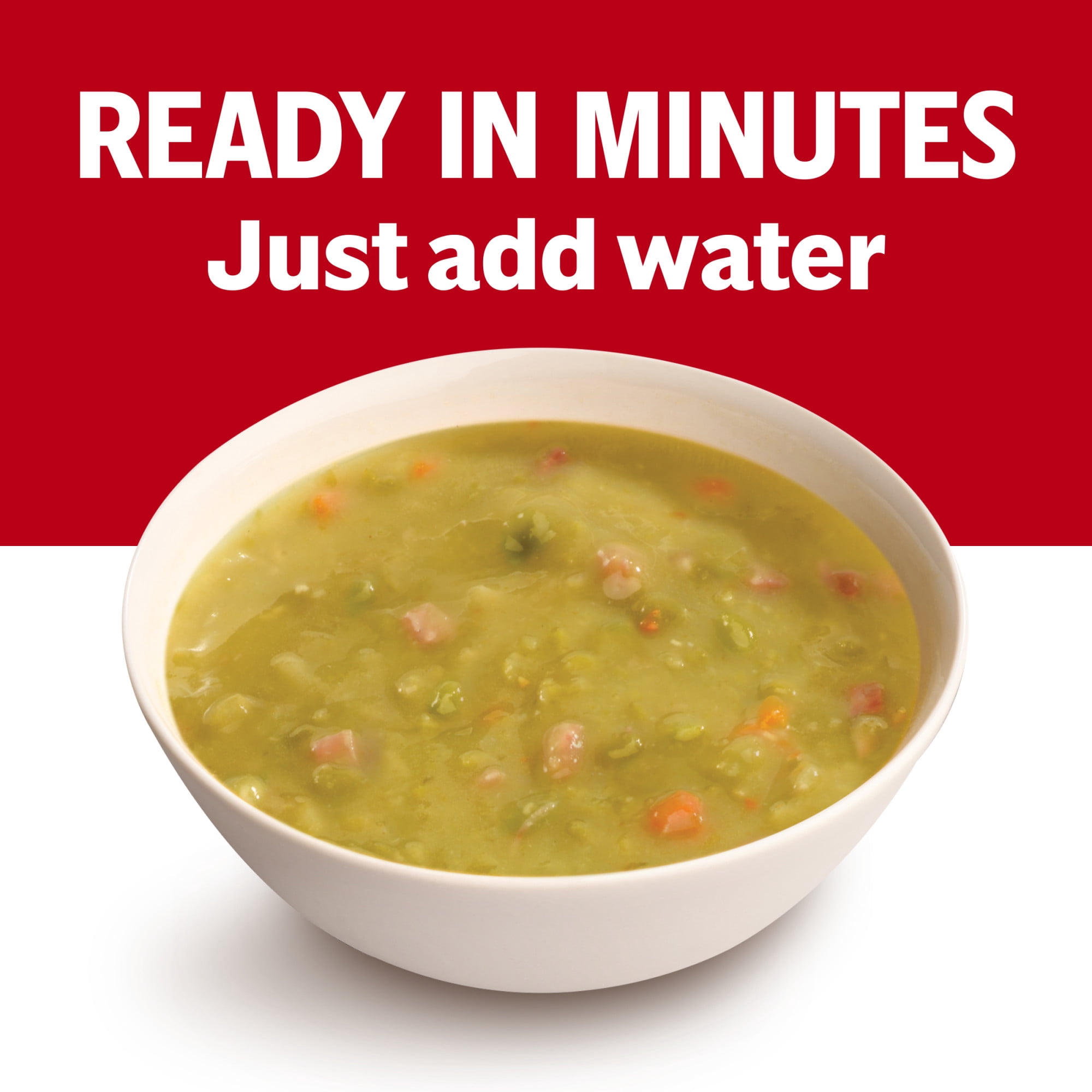 (4 pack) Campbell's Condensed Split Pea Soup with Ham and Bacon, Natural Smoke Flavoring Added, 11.5 oz Can