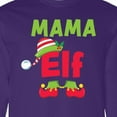 thumbnail image 4 of Inktastic Christmas Mama Elf Long Sleeve T-Shirt, 4 of 5