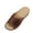 Coffee, variant on Bkhluea Women Wedge Slide Sandals Flower Decor Comfortable Shoes For Home Travel Casual Daily Outdoor Walking Activities