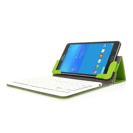 CoastClould Detachable ABS Plastic Keyboard + Green Case Cover Stand For ALL 7" Tablet - Universal IOS/Android/Windows - For iPad Mini/ Galaxy Tab 3 7.0/ Galaxy Tab 4 7.0/ ASUS Tablet