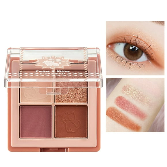 Eye Shadow Palettes Eyeshadow Palettes 4 Shades Of Mattes Pearlescent Neutral Shades Blendable Long Wear Eyeshadow Palettes Clearance