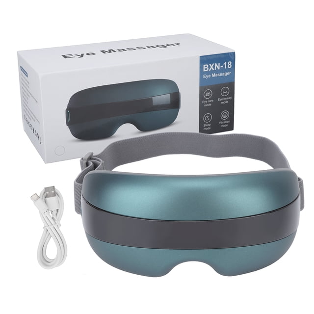 Masajeador de ojos Visual, alivio de la tensión ocular, música, dispositivo de masaje de ojos con vibración recargable ajustable