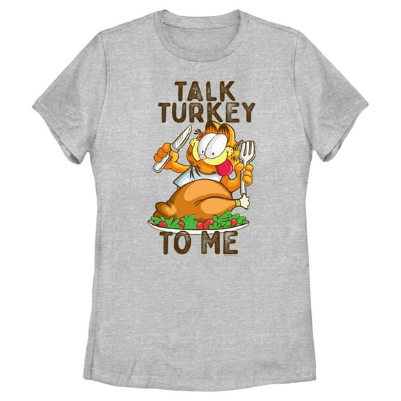 Women's Garfield Talk Turkey to Me Graphic T-Shirt