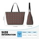 thumbnail image 4 of Easygdp Red And Orange On Blue Teal Bolsa de Viaje de Playa de Gran Capacidad, Bolsa Tote Perfecta para la Playa, Escapadas de Fin de Semana y Viajes, 4 of 7
