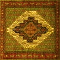 thumbnail image 1 of Ahgly Company Indoor Square Persian Yellow Traditional Area Rugs, 8' Square, 1 of 4