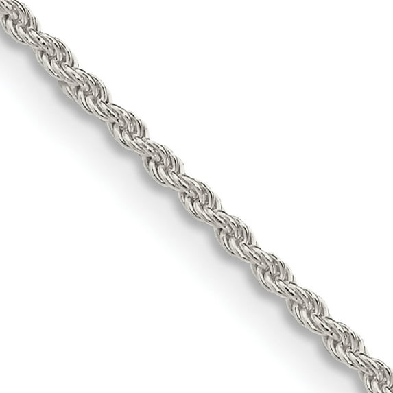 Sterling Silver 1.5mm Solid Rope Chain (26 X 1.5) Made In Italy qdr030-26