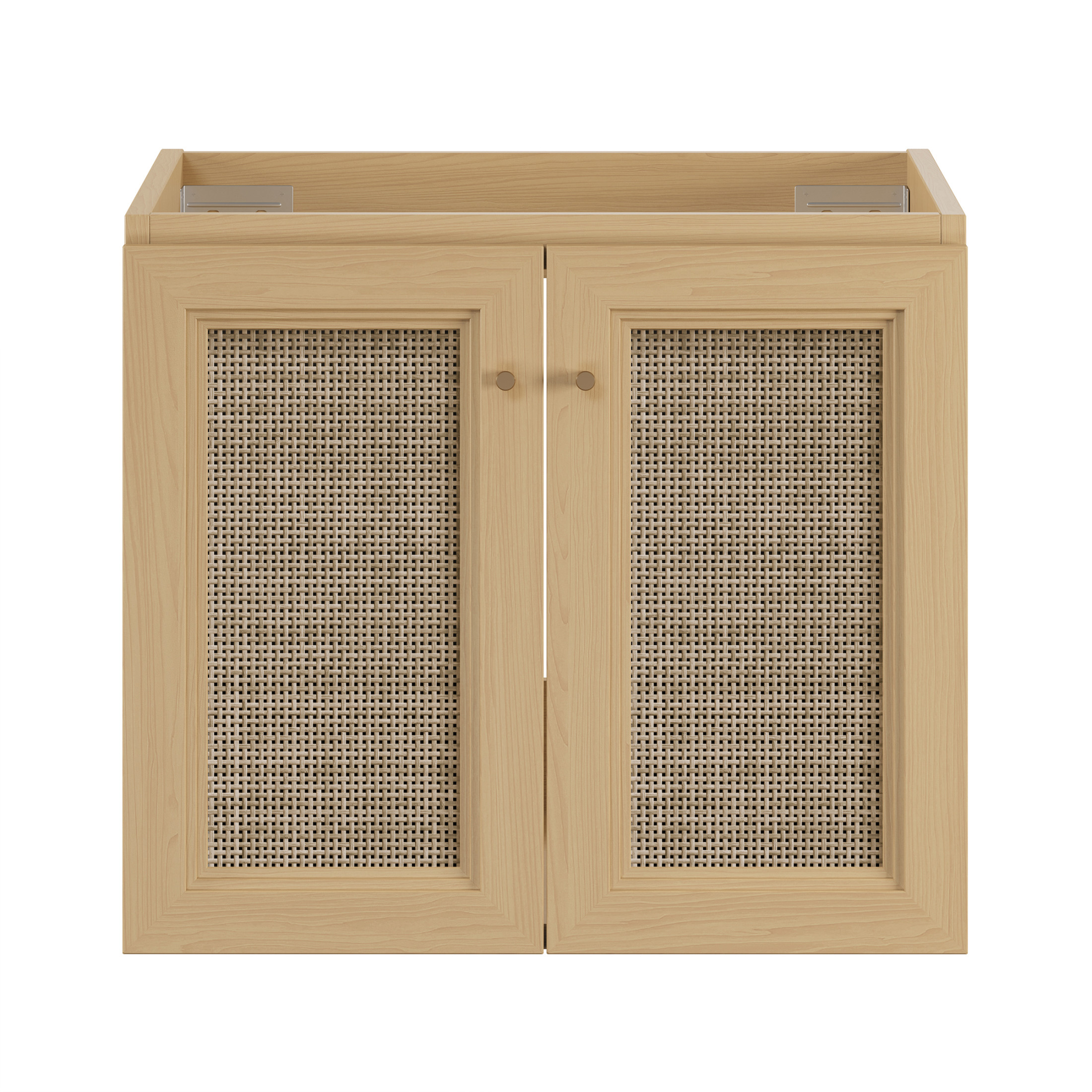 Classe 24" Wall-Mounted Bathroom Vanity in Natural Oak without Sink Top