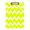 Gold, variant on Bright Chevron Pattern 12.5x9in Clipboard, Durable Acrylic with Metal Clip and Wall Hook for Office or Classroom
