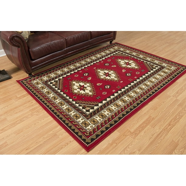 Designer Home Soft Southwestern Indoor, 5 X 7 Rugs Actual Size