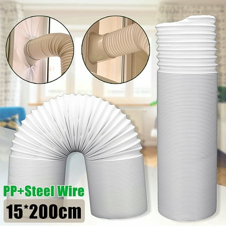 cut back Pygmalion lonely 79 Inch 6" Diameter Flexible Exhaust Hose Tube Universal Window Vent Hose  For Mobile Air Conditioners White Portable | Walmart Canada