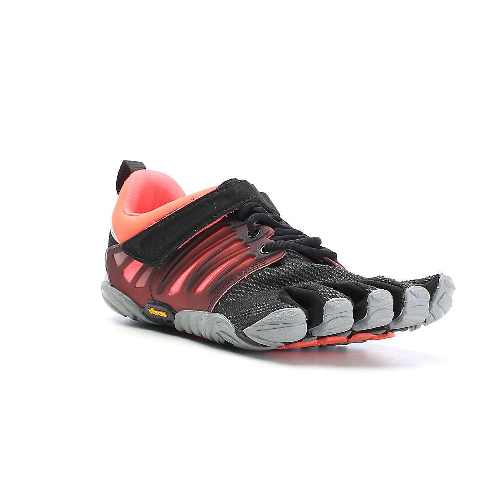 Vibram Women's V-Train Cross-Trainer Shoe Black/Coral/Grey