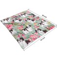 thumbnail image 4 of Shih Tzu Dog and Flower Floral Blanket,Comfortable Soft Flannel Throw Blanket,All Season,Warm Lightweight Blankets for Sofa Bed Couch Living Room Chair,50"x60", 4 of 4