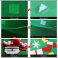 thumbnail image 6 of DIY Felt Christmas Tree New Year Toddler Kids Handmade Gift Toys Door Wall Hanging Ornaments Holiday Party Home Decor Set, 6 of 10