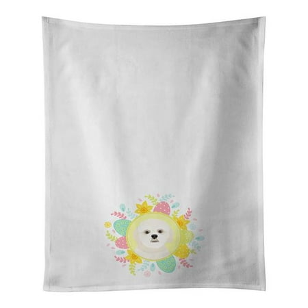 

Carolines Treasures WDK3546WTKT 28 x 19 in. Unisex Shih-Tzu Gold No.3 White Dish Towels Kitchen Towel - Set of 2