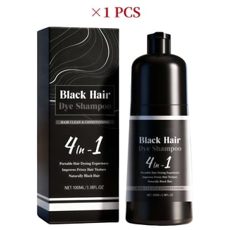 Seroniva Dark Brown Hair Dye Shampoo 3-in-1, Instant Gray Coverage