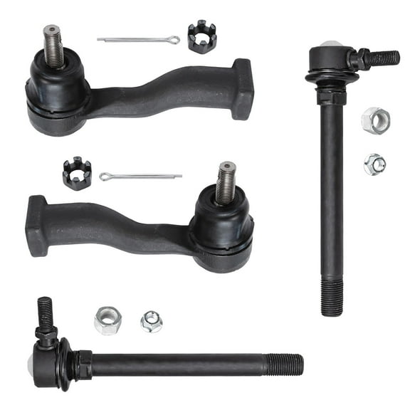 Detroit Axle - 4PC Front Sway Bar Links and Outer Tie Rods Replacement for 1995 1996 1997 1998 1999 2000 2001 2002 Kia Sportage