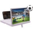 thumbnail image 1 of Screen Magnifier for Cell Phone, 2026 New 10 Inch 3D HD Foldable Magnifying Screen Enlarger with Adjustable Stand, Movie Video Gaming Holder for Travel, Elderly, Family (White, 10 inch), 1 of 7