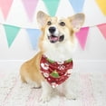 thumbnail image 4 of Christmas Dog Bandanas 2 Packs Adjustable Dog Bibs for Samll Medium Dogs, 4 of 6