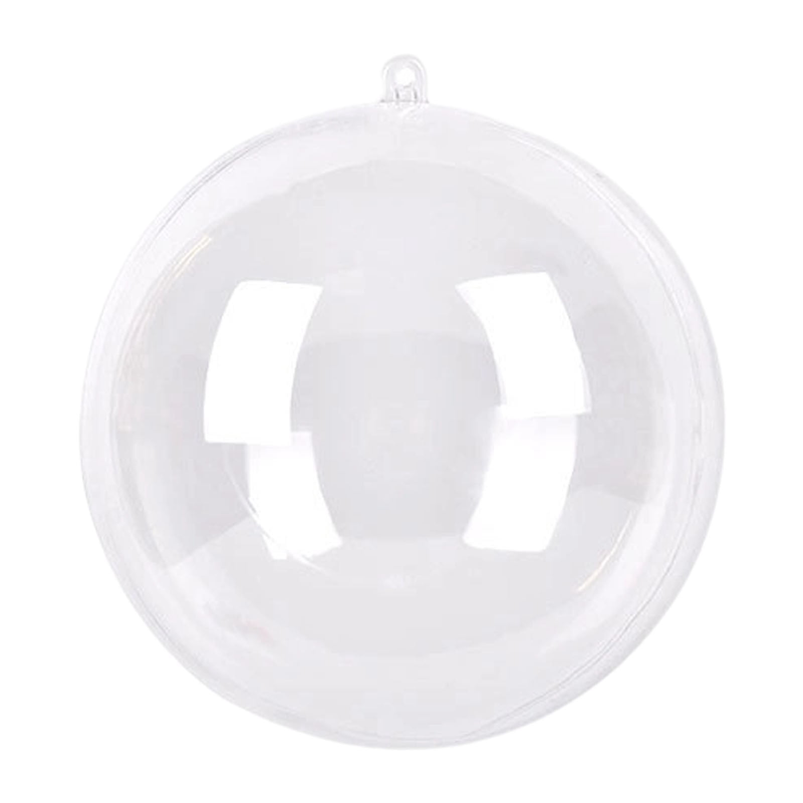 Extra Large Clear Ball Ornaments, Big Fillable Christmas Balls Shatterproof Ornament Baubles for DIY Crafts Christmas Wedding Party Decor Hanging Decoration(Clear,20cm/7.9inch,1PCS)