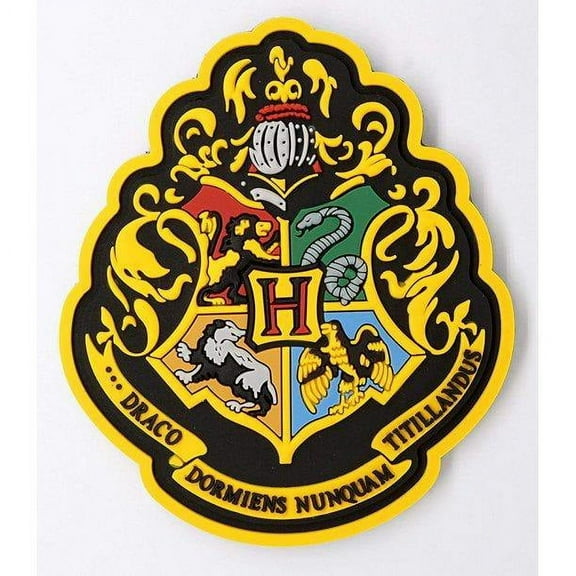 PVC Key Chain - - Hogwarts Crest Soft Touch New Licensed 48066