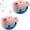 Blue-BU, variant on MMJ Pig Bouncing Ball Toy 2 Pack USB Rechargeable Interactive Talking Jumping Musical Stuffed Animal for Toddlers Kids 5.91x5.51in