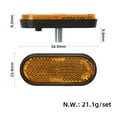 thumbnail image 4 of Bgsha Electric Scooter Front Fork Reflector Yellow Plastic Reflective Sheet For Xiaomi 4 For Lite For 2nd Gen Scooters Accessories, 4 of 9