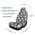 thumbnail image 5 of Pofeuu Lilies Flowers Print Automotive Car Seat Covers Flat Cloth Full Set Seat Covers,Car Seat Covers front seats for Cars Trucks and SUVs-1, 5 of 9