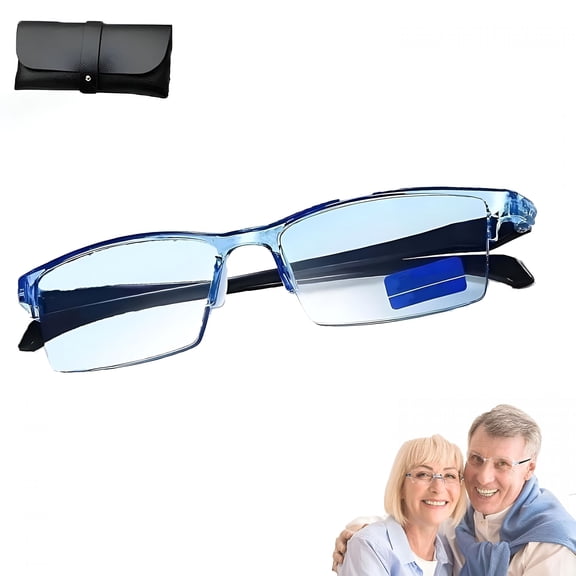 GJX Clear Automatic Zoom Reading Eyeglasses,Smart Look Far and Near Glasses