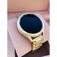 thumbnail image 3 of Custom 24k Gold 46mm Plated Samsung Galaxy Watch 4 Gold Bezel Gray Gold Band LTE, 3 of 11