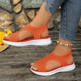 thumbnail image 5 of Ticikt Womens Comfortable Orthopedic Sandals Arch Support Ladies Walking Sport Athletic Sandals Open Toe Slip On 2 Inches Heel, 5 of 9