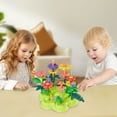 thumbnail image 6 of Usloyux Kids Toys Under $5 Flower Garden Building Toys Set,Building Block Flowers Blocks Set,Stacking Pretend Play Set for Kids,Birthday Christmas Gift for Children Kids, 6 of 6