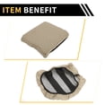 thumbnail image 6 of Unique Bargains Center Console Cover for Ford F-150 2015-2020 Microfiber Leather With Beige, 6 of 6