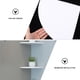 thumbnail image 2 of Estante de esquina de pared con forma de abanico, soporte triangular para almacenamiento, 22 cm (blanco), 2 of 6
