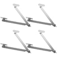 thumbnail image 1 of Minkissy 4Pcs Lid Support Hinges Silver Iron for DIY Cabinet, 1 of 6
