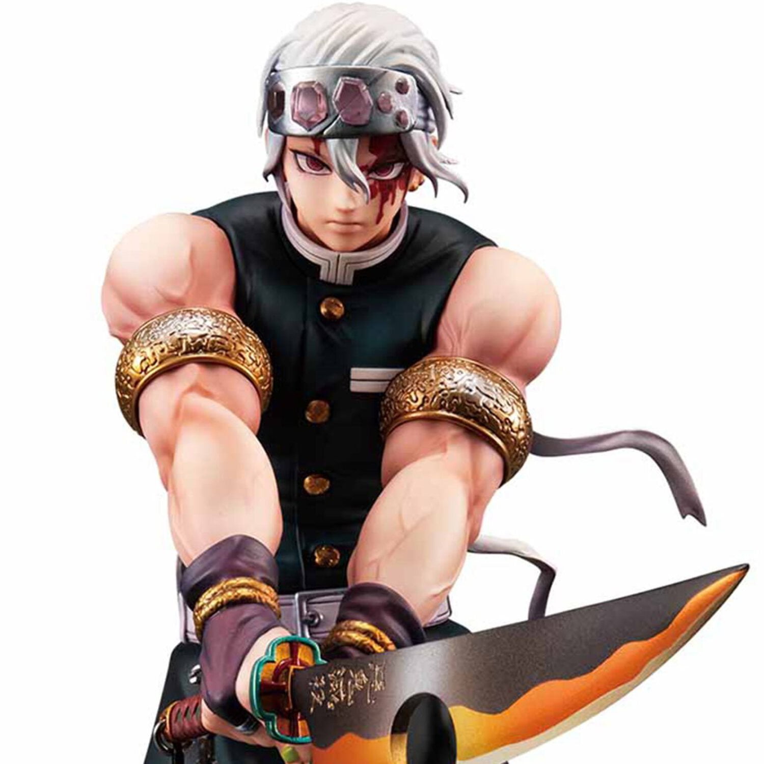 Megahouse G.E.M. Series Demon Slayer - Iguro Obanai Palm Size Figure, PVC, 10 Cm Con Gift Esclusivo