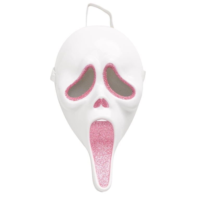 Fun World Womens Pink Glitter Ghost Face Dress Costume - Size Small/Medium