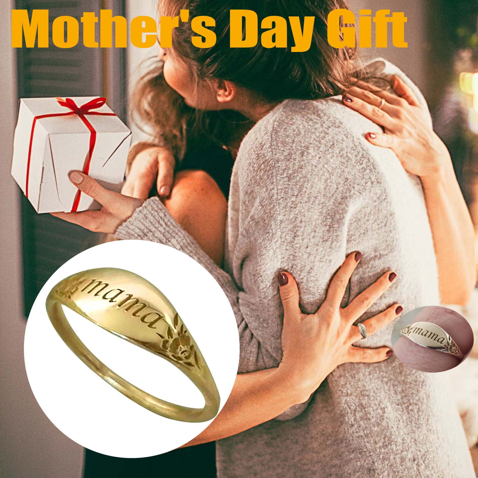 Xihbxyly Clearance Fashion Women Family Ring Mother's Day