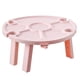 thumbnail image 1 of Mesa de comedor plegable Mochilero al aire libre de la barbacoa Camping Camping Portátil de la escritorio de vino con taza de taza Bandería Bandería Suministros para el hogar Rosa Inevent HA011716-02, 1 of 7