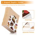 thumbnail image 5 of Yayeee Napkin Holder for Table Kitchen Paper Tissue Organization, White Cakes Pattern, 5 of 8