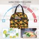 thumbnail image 4 of Balery Tangerine Bolsa de Almuerzo Impresa, Caja de Almuerzo Reutilizable, Bolsa Térmica Aislada para Almuerzo, Bolsa Antiderrames, 4 of 7