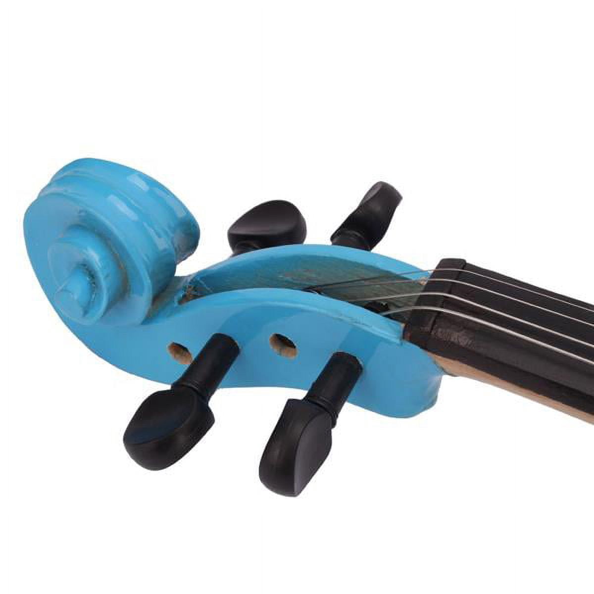 Acoustic Violin Fiddle Full Size with Bridge Bow Rosin Case Stringed Musical Instruments for Beginner Adult Boys Girls Children Kids (4/4)