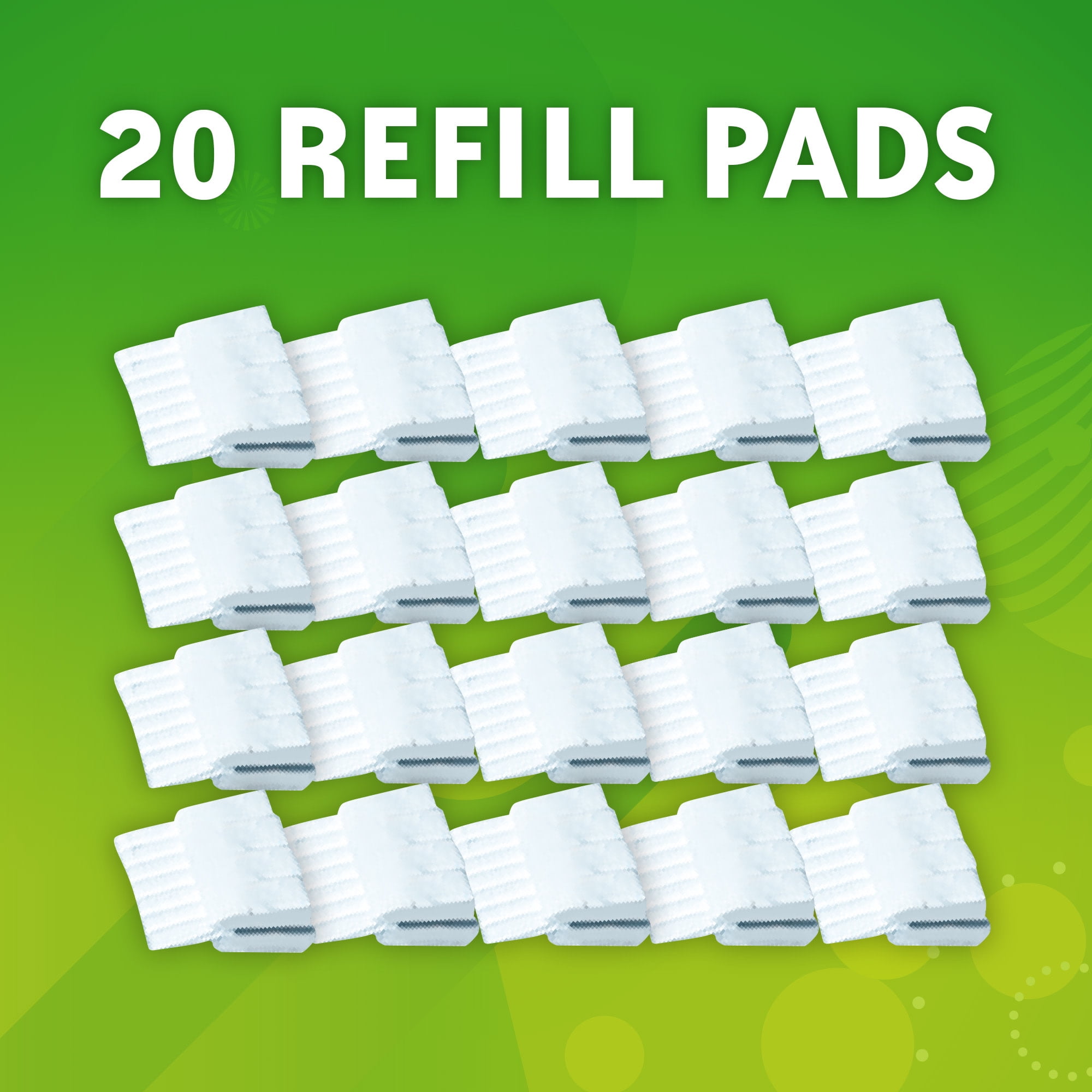 (2 pack) Scrubbing Bubbles Toilet Bowl Cleaner Wand Refills, Flushable Fresh Brush Cleaning Pads, Citrus, 20 Count